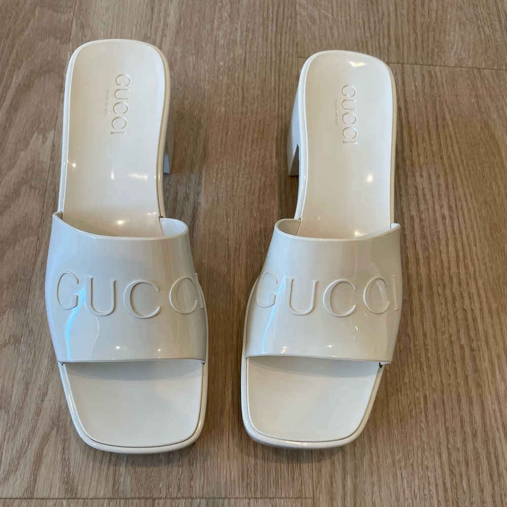 Gucci rubber sandals 8